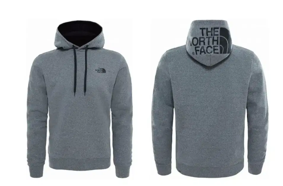 New) The North Face Brushed Hoodie Charcoal XS