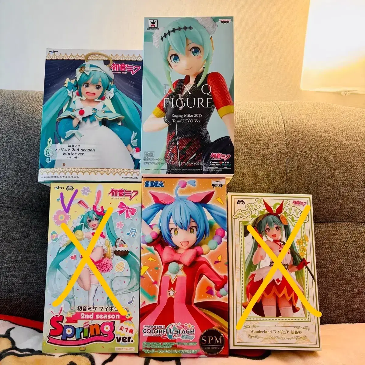 Hatsune Miku Figures Easter winter Wonderland Racing