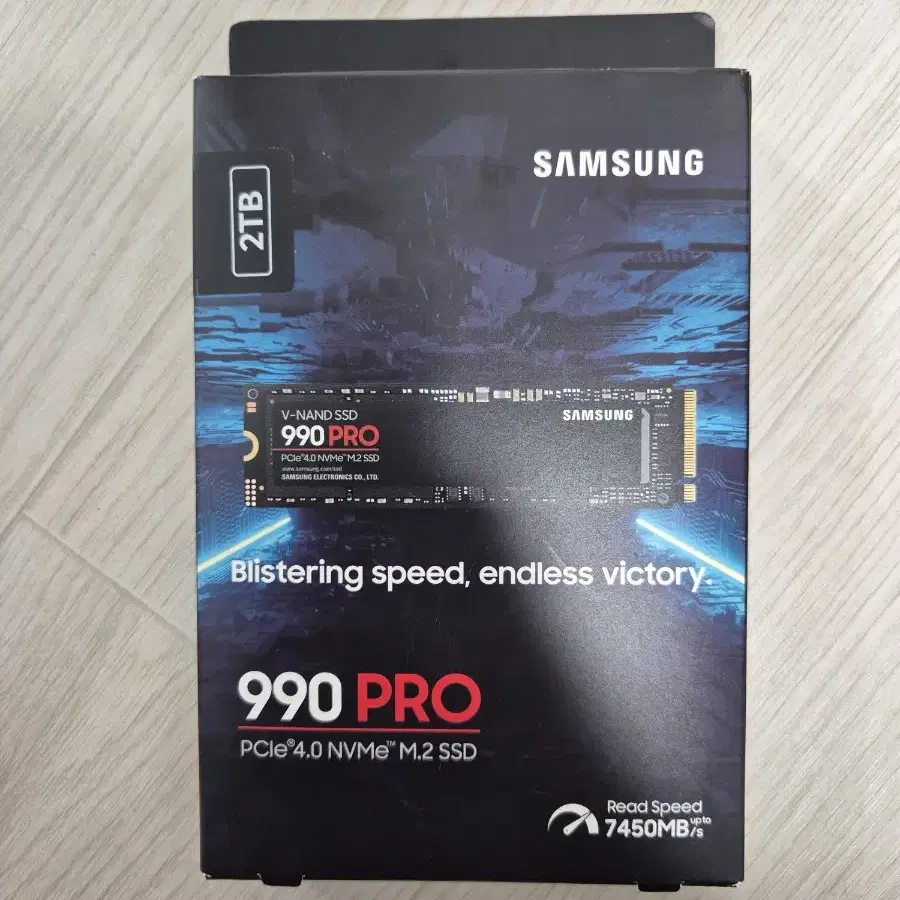 [미사용/단순개봉] 삼성전자 삼성 990 PRO M.2 NVMe 2TB