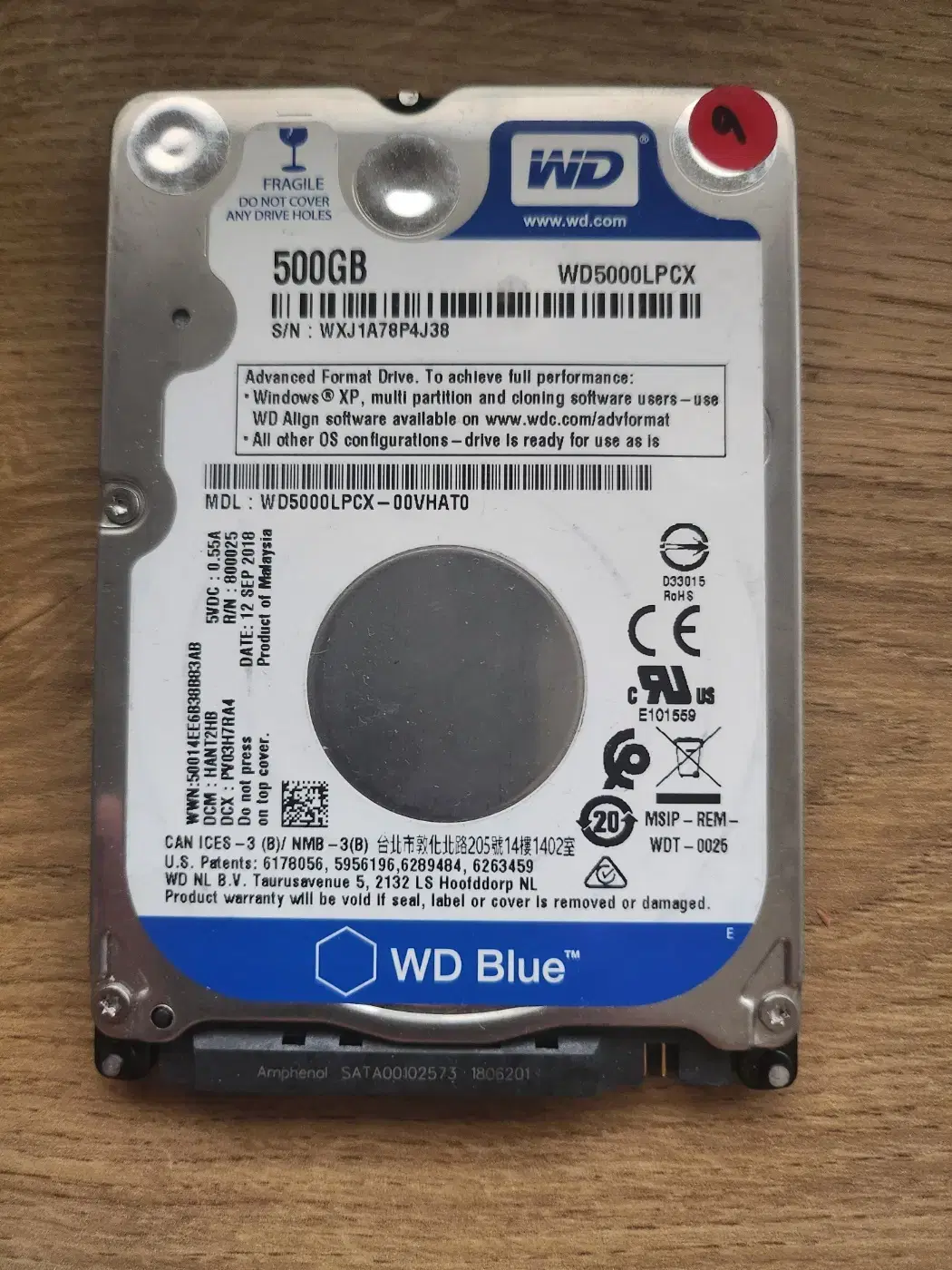 (WD) MOBILE Blue / 500GB / 노트북용