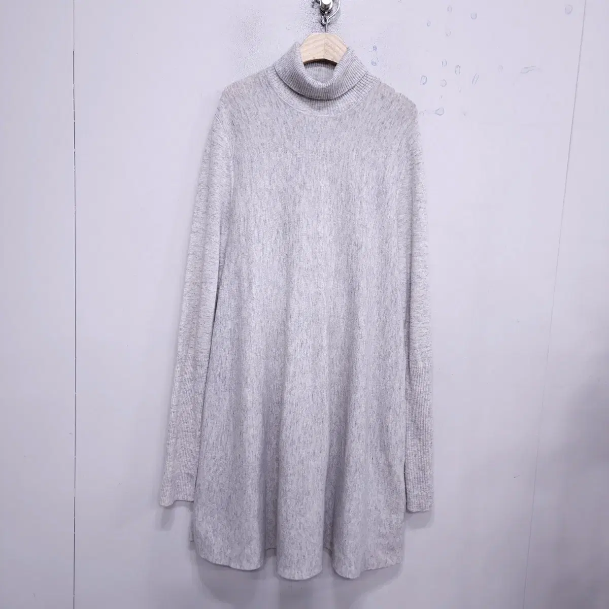 COS) COS Women's Flared Wool100 Knit ONEPIECE -M