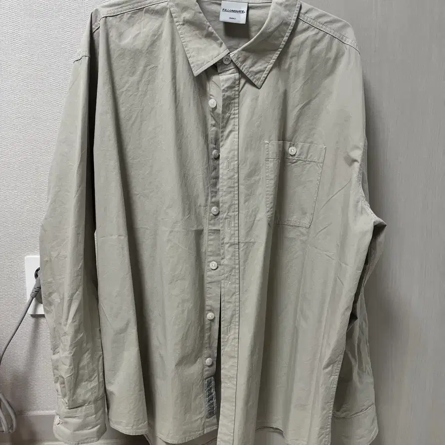 필루미네이트 01. Cotton Pocket Shirt S 그레이