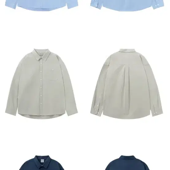 필루미네이트 01. Cotton Pocket Shirt S 그레이