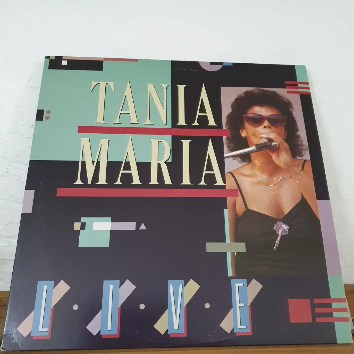 TANIA  MARIA  LIVE  LP  1984   일본반