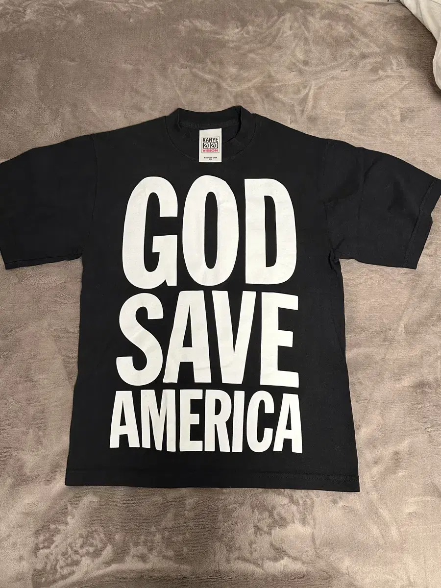 Kanye 대선 GOD SAVE AMERICA 반팔