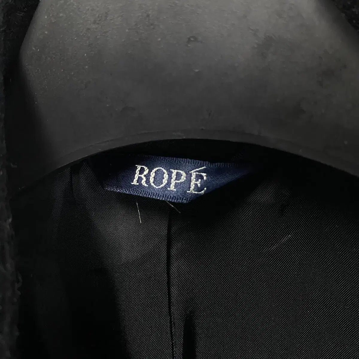 빈티지 ROPE 슬리브 지퍼 디테일 앙고라 울 자켓