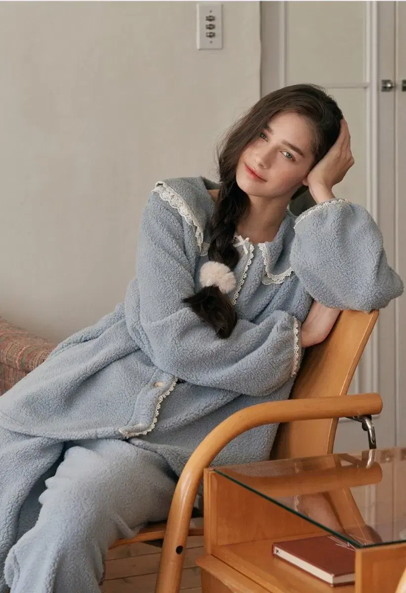 New Arrivals>Ulala Boa Fleece Pajama Set/Women's Winter Fleece Pajamas