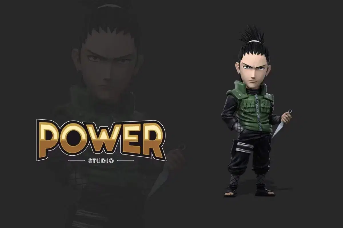 Power 시카마루 레진 월콜 피규어 나루토 레진