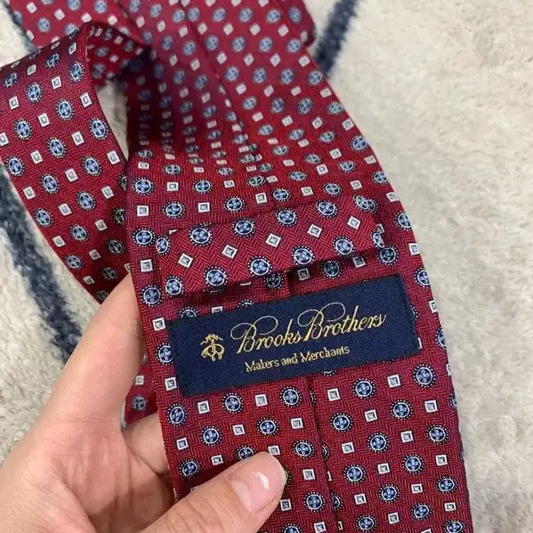 BROOKS BROTHERS 버건디 넥타이 새상품