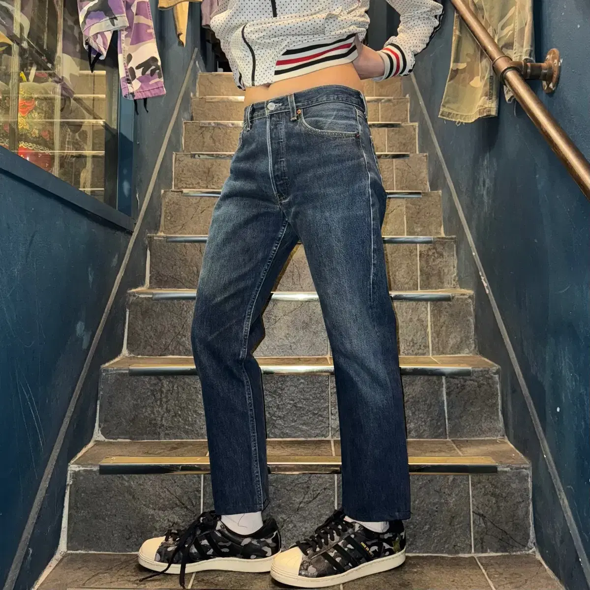 LEVI'S 리바이스 501 스트레이트 데님 팬츠