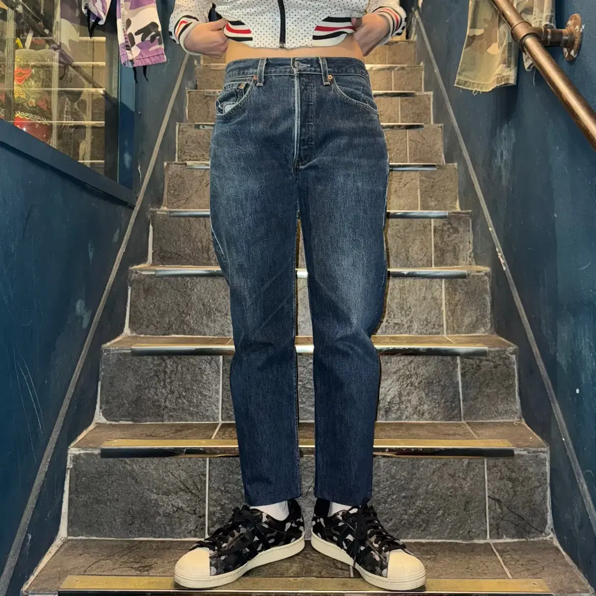 LEVI'S 리바이스 501 스트레이트 데님 팬츠