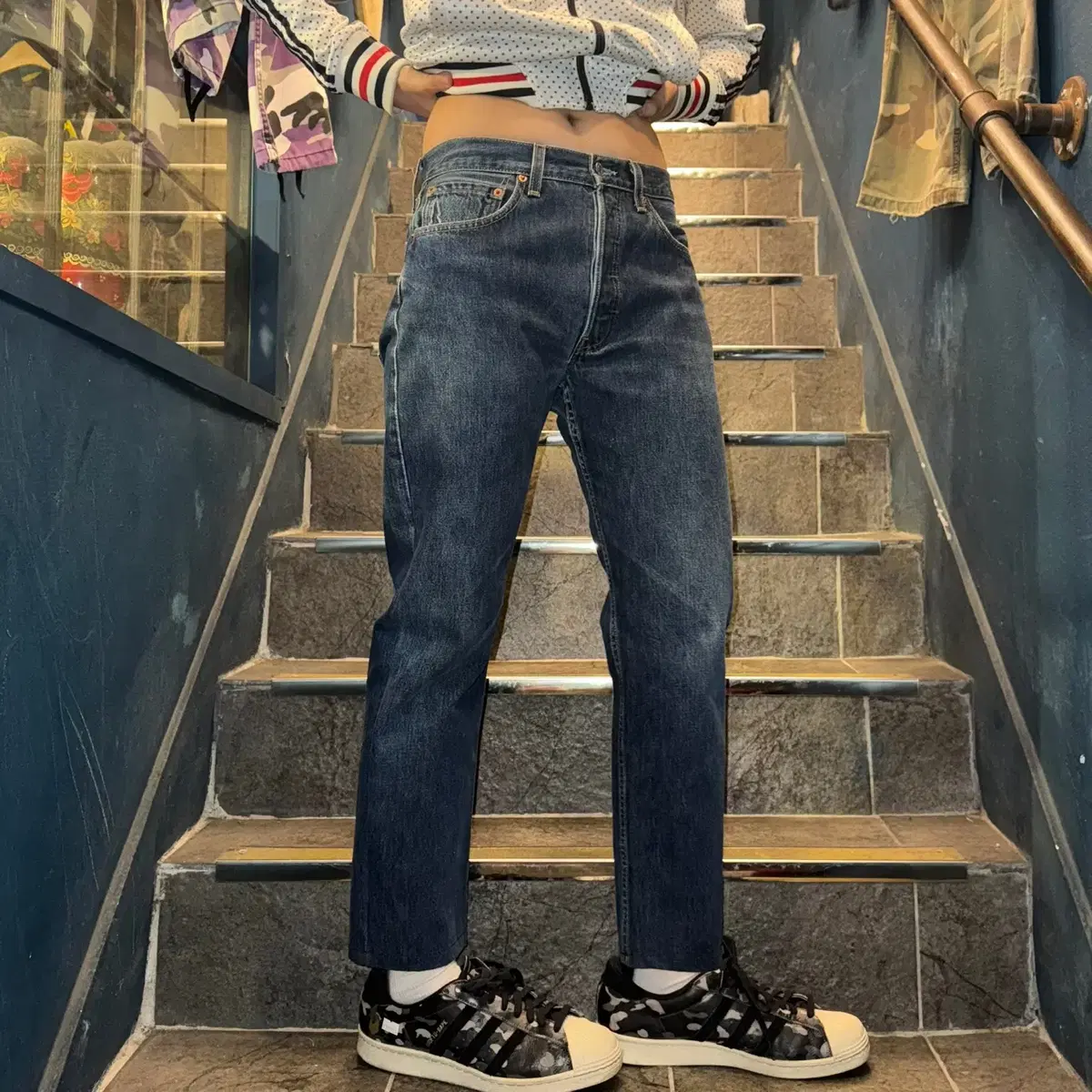 LEVI'S 리바이스 501 스트레이트 데님 팬츠