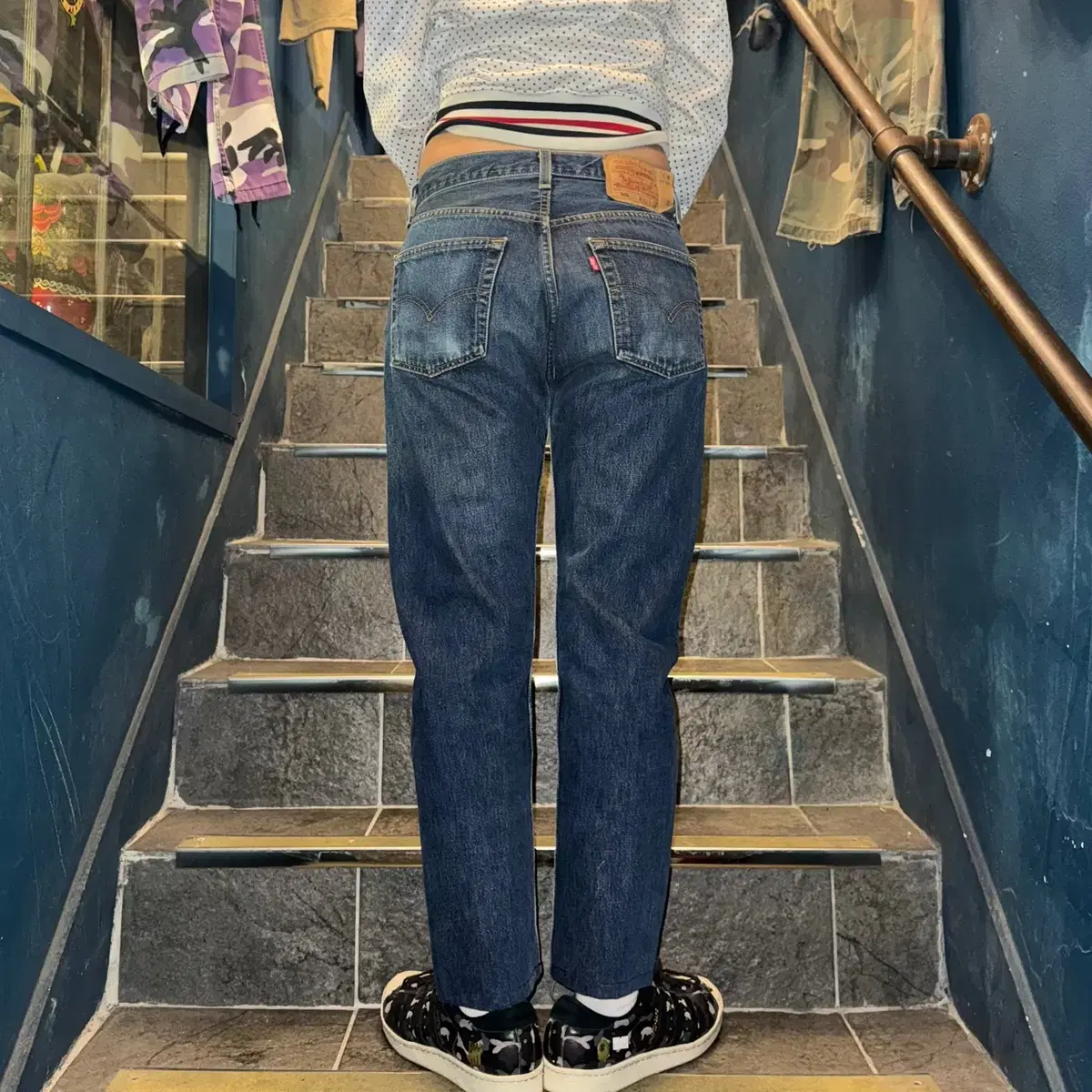 LEVI'S 리바이스 501 스트레이트 데님 팬츠