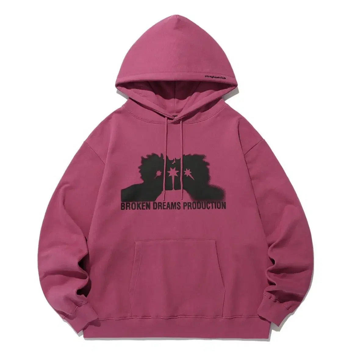 나이스고스트클럽 BROKEN DREAMS HOODIE PINK