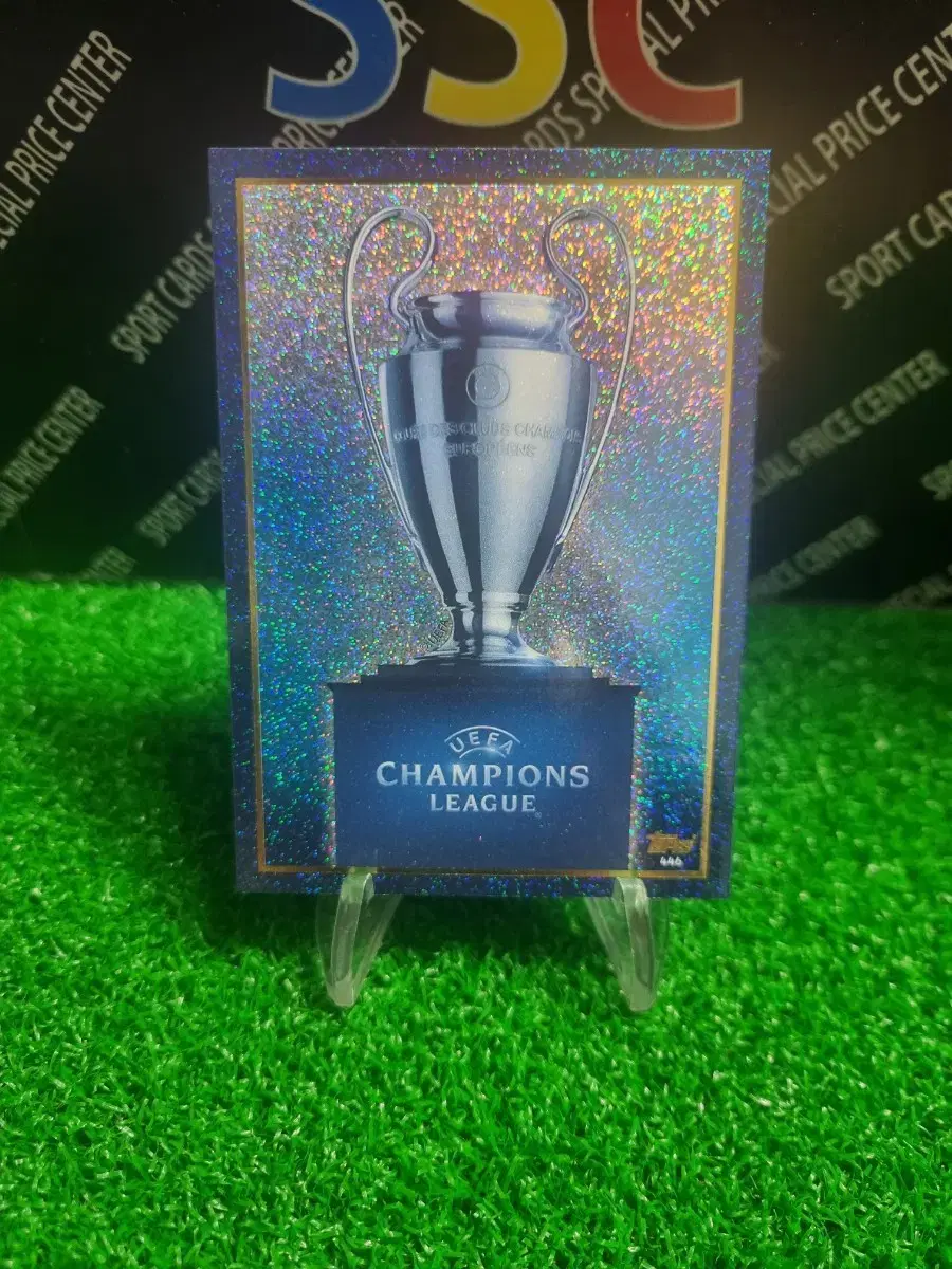 Tops Matchatech Champions League Trophy Football Card#.