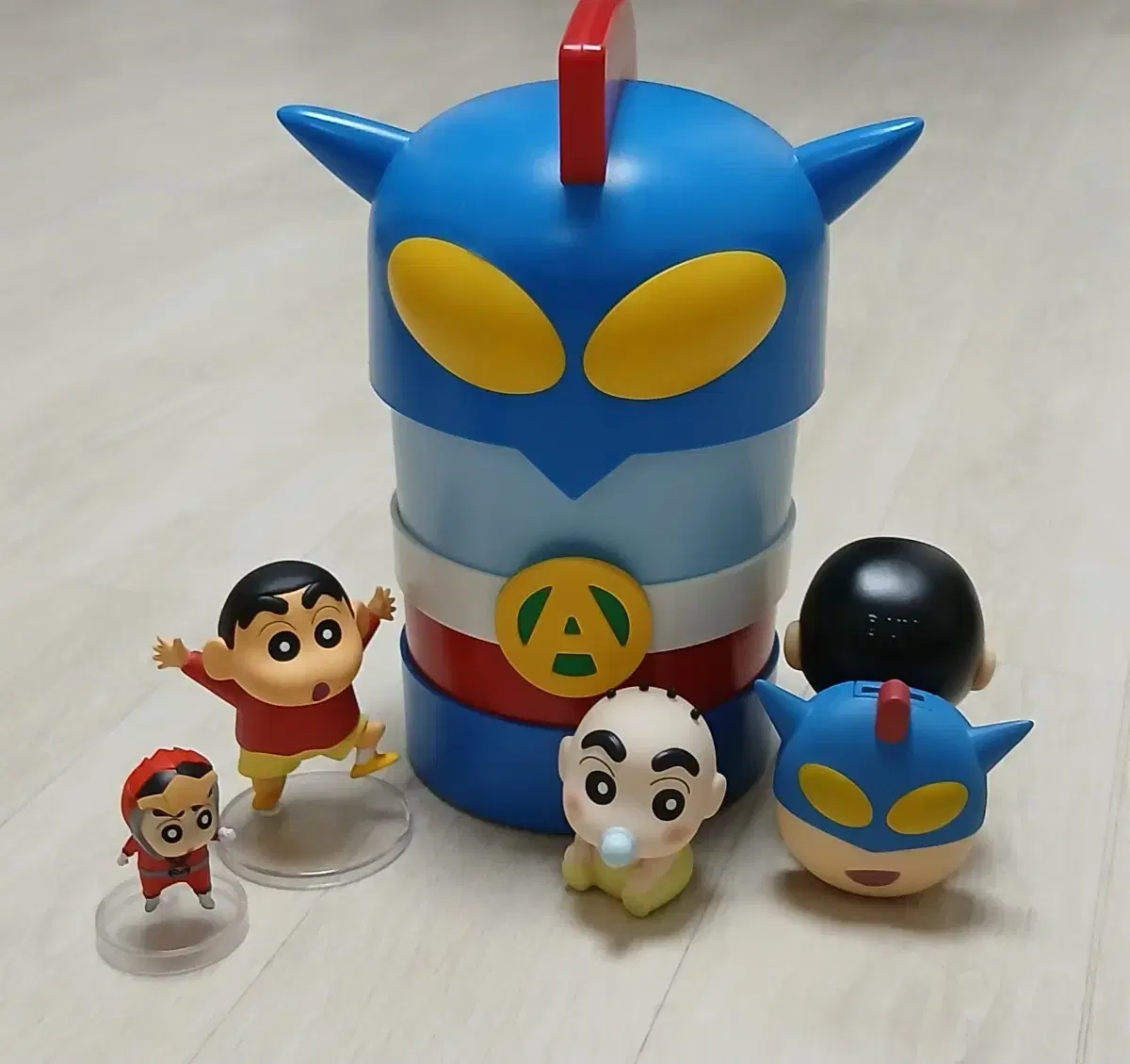 Changu can't be stopped Action Hero Mask Scissors Figures Trash Can UDF Baby Power Rangers Gacha