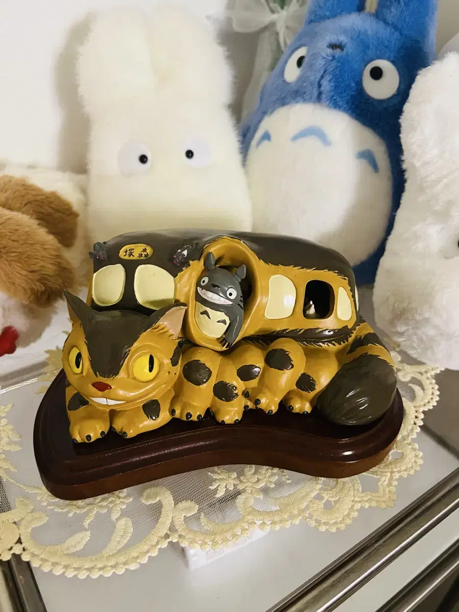 Ghibli Totoro Cat Figurine Music Box