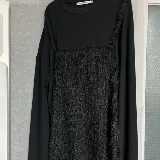 쓰리투에이티 Slip Layered Top (Black)