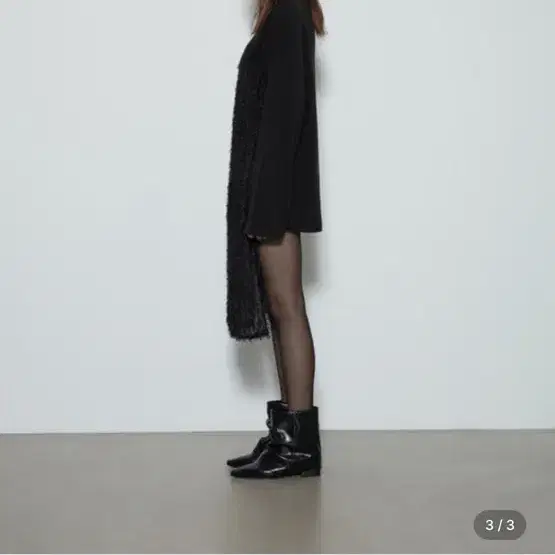 쓰리투에이티 Slip Layered Top (Black)