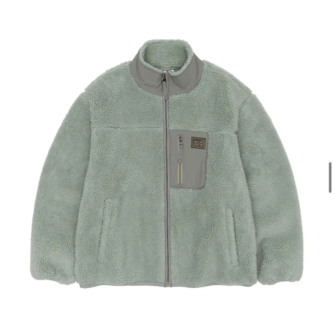 스컬프터 Comfy Sherpa Jacket Sage