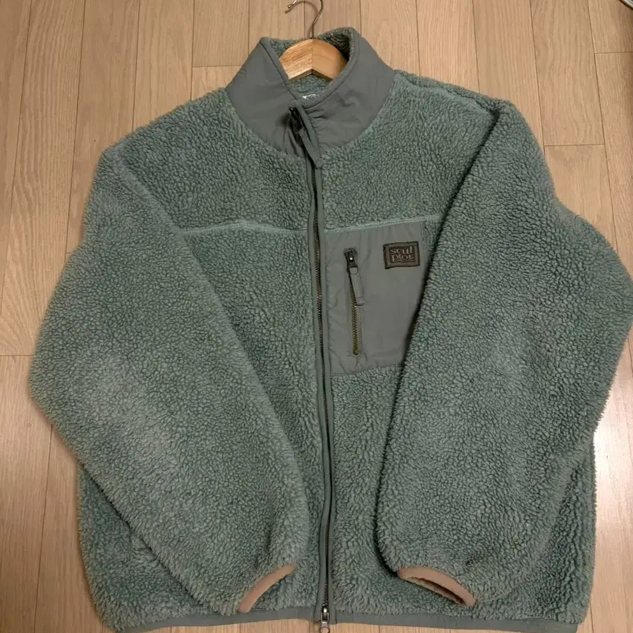 스컬프터 Comfy Sherpa Jacket Sage