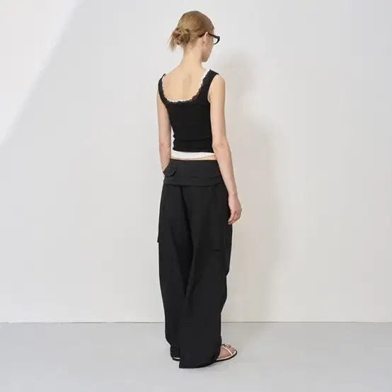 엘씨디씨 LCDC KNOT-DETAIL WIDE TROUSERS(SS)