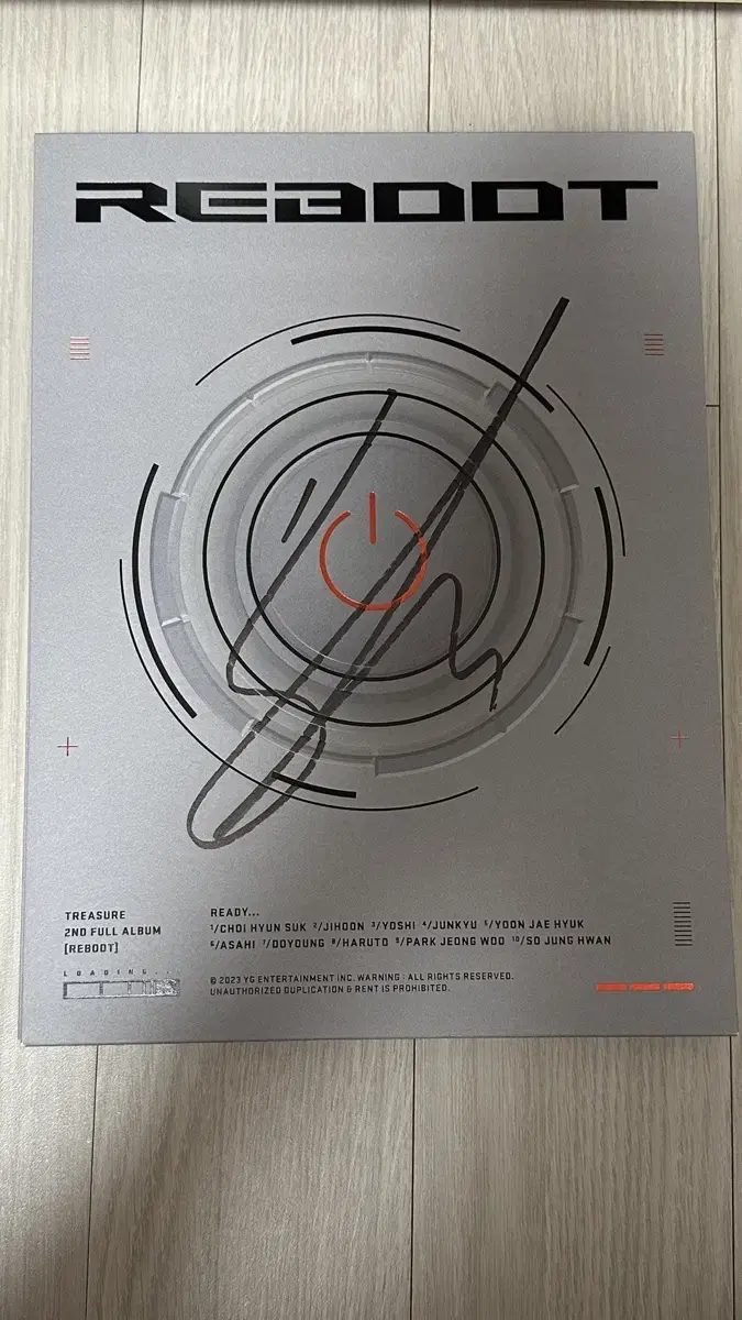 트레저 윤재혁 칠핀사인 앨범