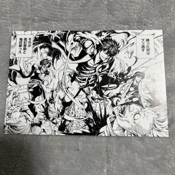 레어 미사용 은혼원화 엽서 귀병대 긴토키 사카모토 화이트 야샤