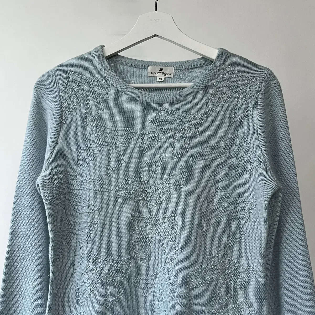 COURREGES 90's Ribbon angora Knit