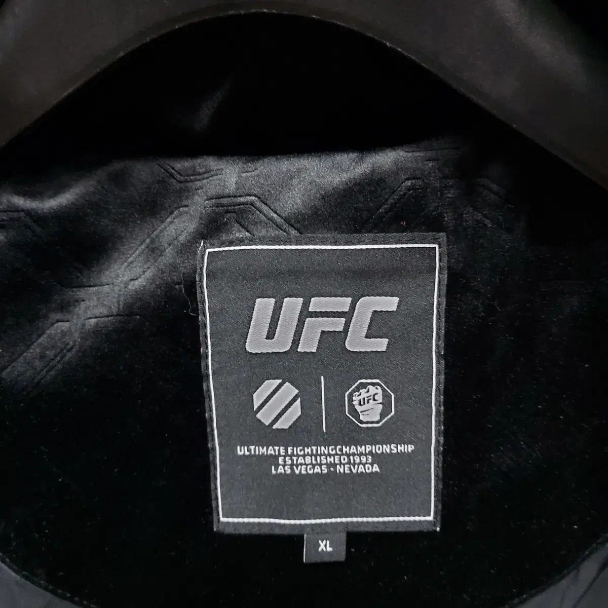 UFC 모노그램 벨로아 구스다운 남성XL 5a1