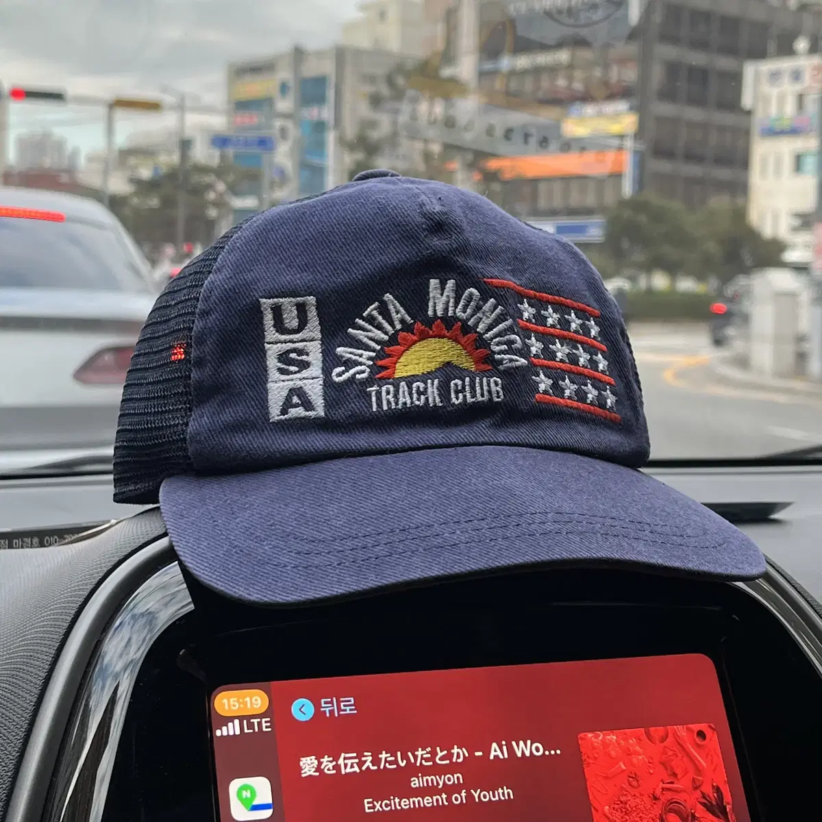 SANTA MONICA TRACK CLUB vtg Trucker cap