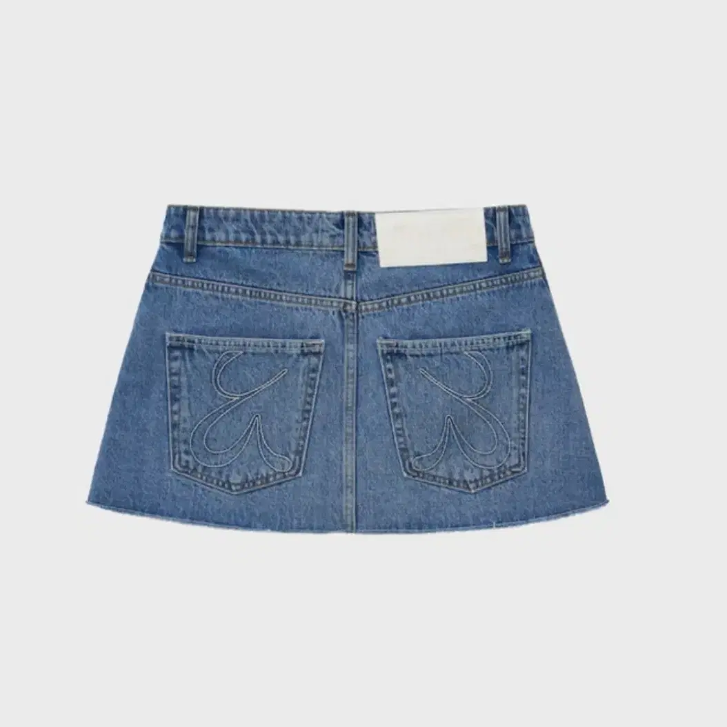 글로니 91 MID-RISE DENIM SKIRT (BLUE)