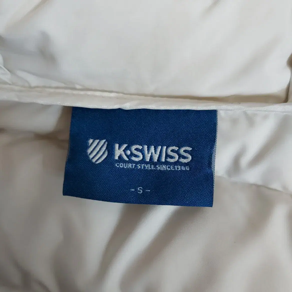 K-SWISS 덕다운 하프 경량패딩 90