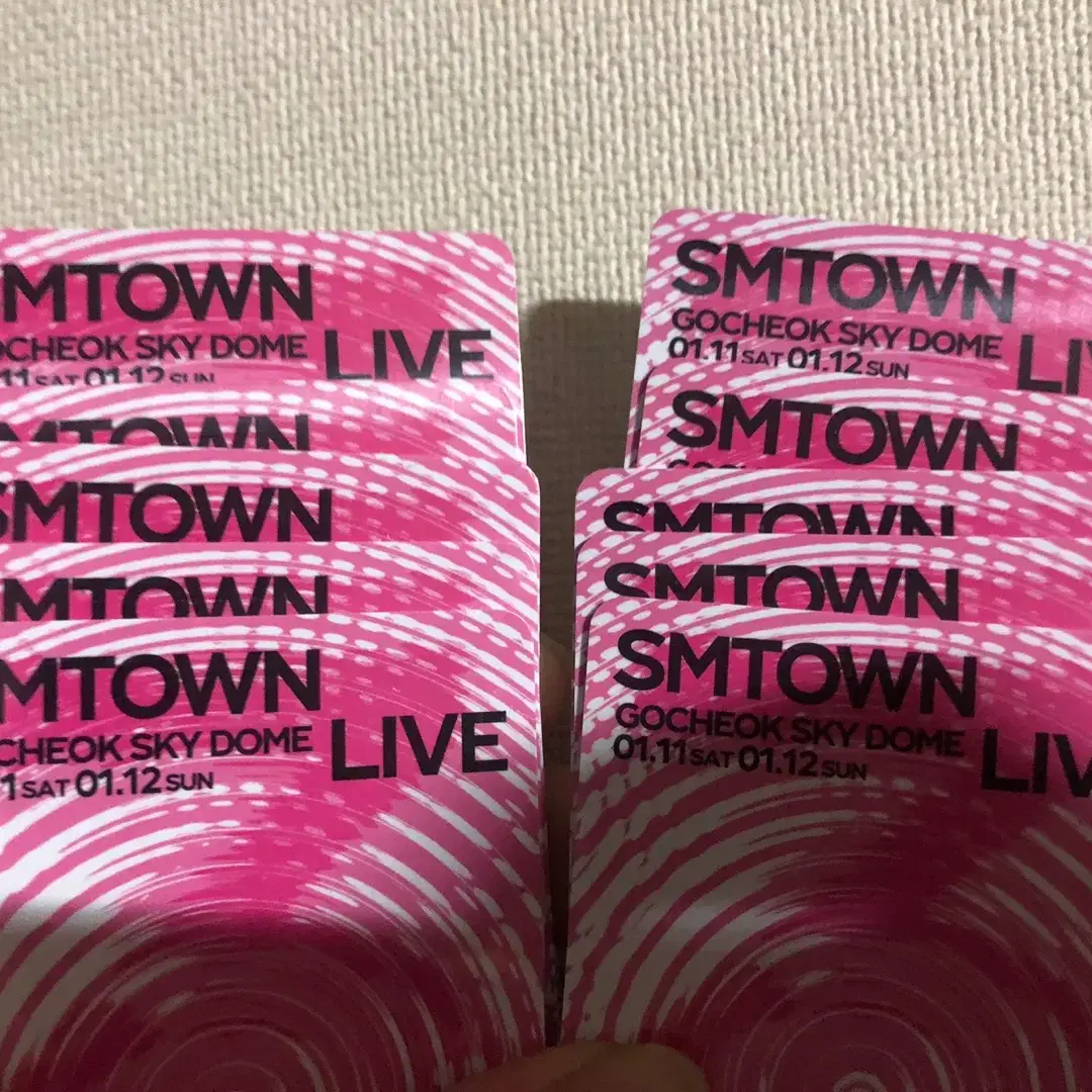 [직거래]sm town 슴콘 슴타운 단석 플로워 1층 2층 테이블석 양도