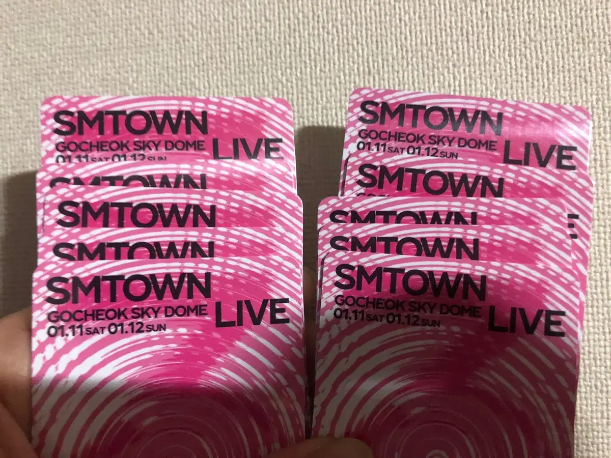 [직거래]sm town 슴콘 슴타운 단석 플로워 1층 2층 테이블석 양도