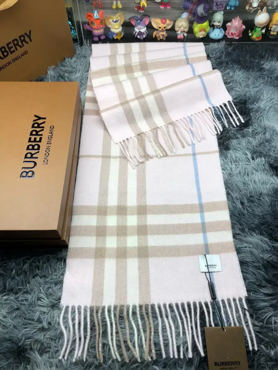 burberry 버버리 양면 캐시미어 머플러