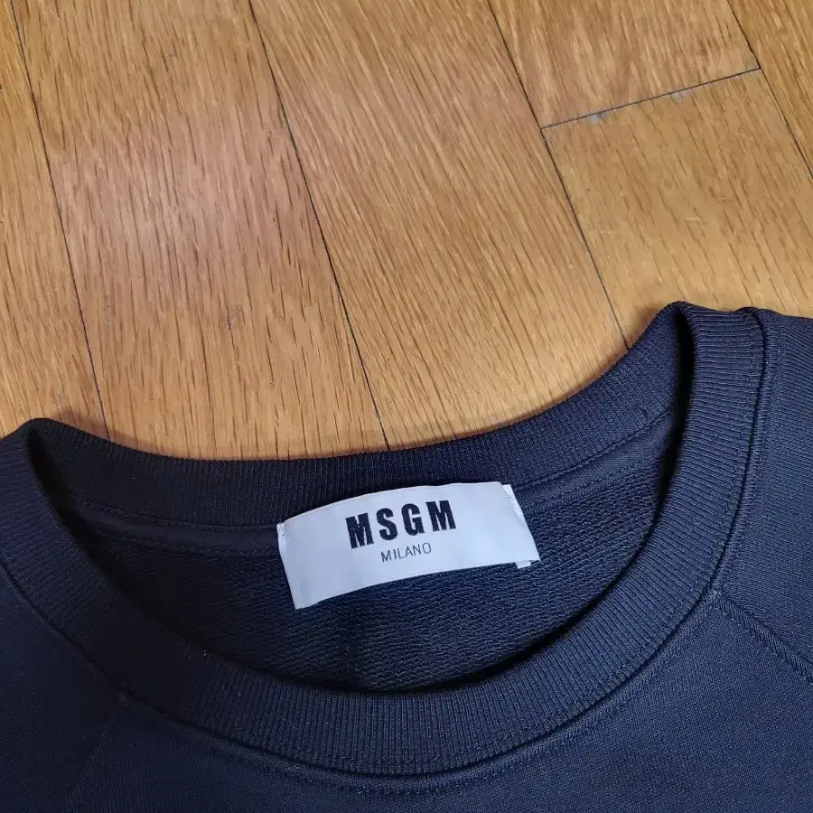 msgm 여성 맨투맨 블랙 M