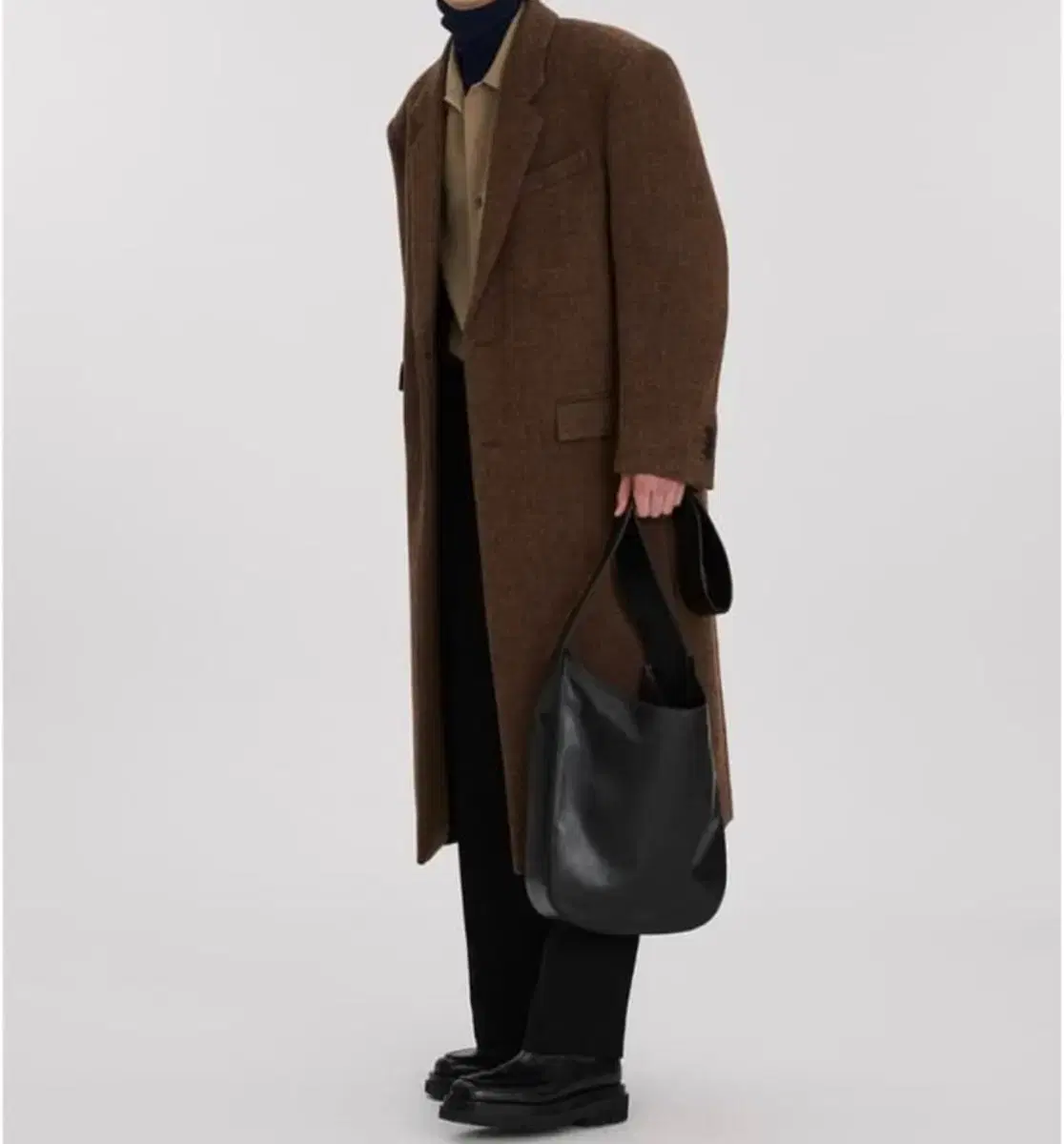 M /렉토 BERLIN HBN OVERSIZED COAT (BROWN)