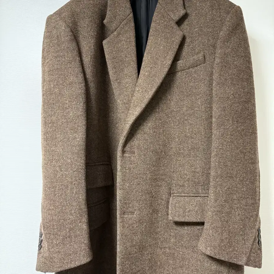 M /렉토 BERLIN HBN OVERSIZED COAT (BROWN)