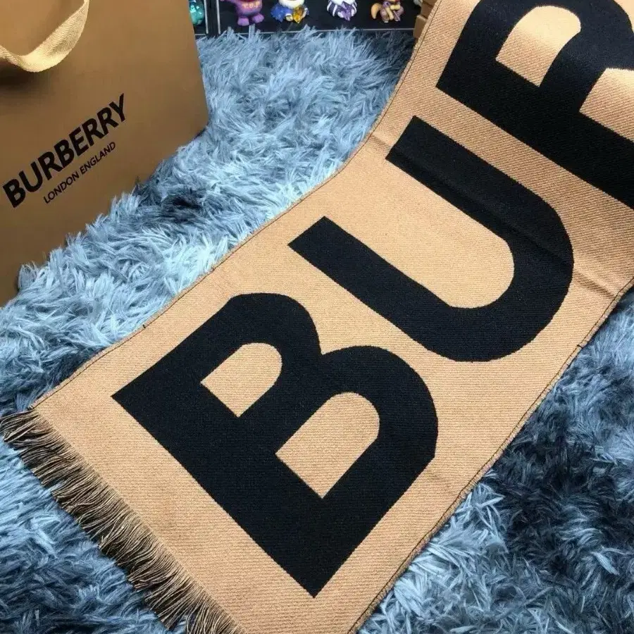 burberry 버버리 양면 캐시미어 머플러