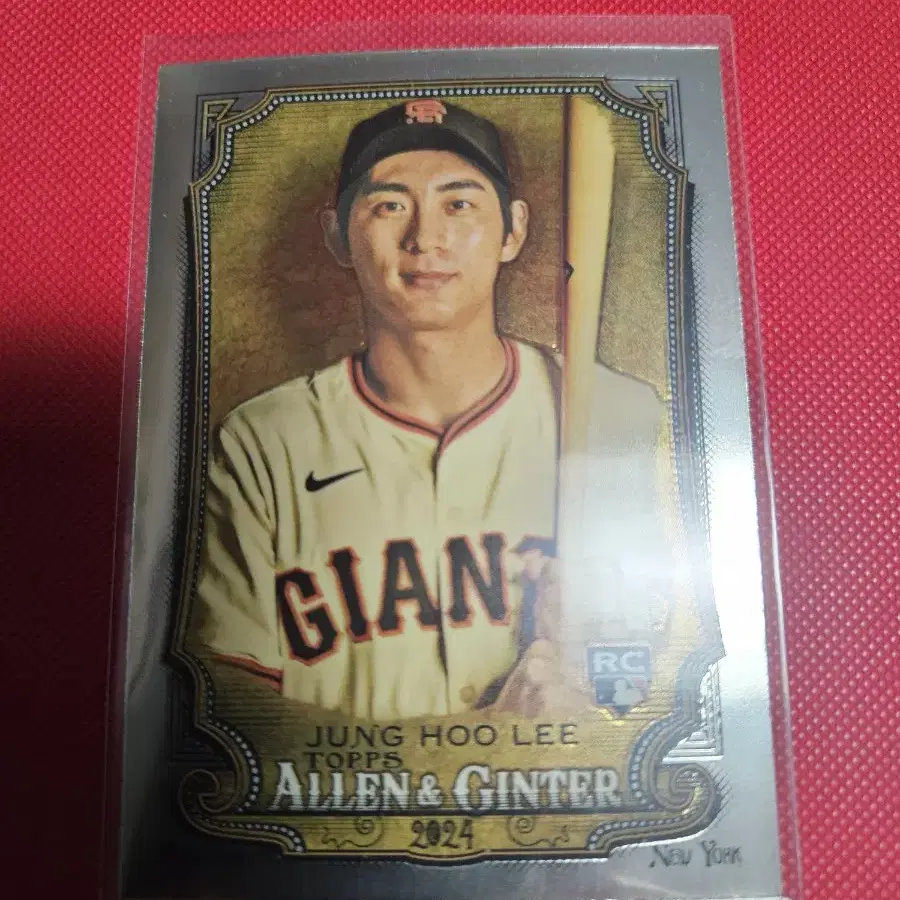 이정후 2024 Topps A&G Chrome 루키 카드