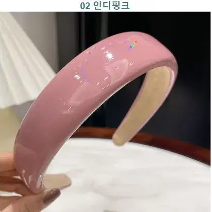 AB 에폭시 헤어밴드 도톰한 심플한 예쁜 단색 고급스러운 머리띠