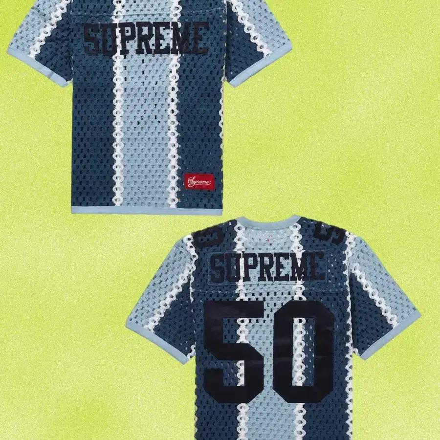 23 SS Supreme Crochet Football Jersey