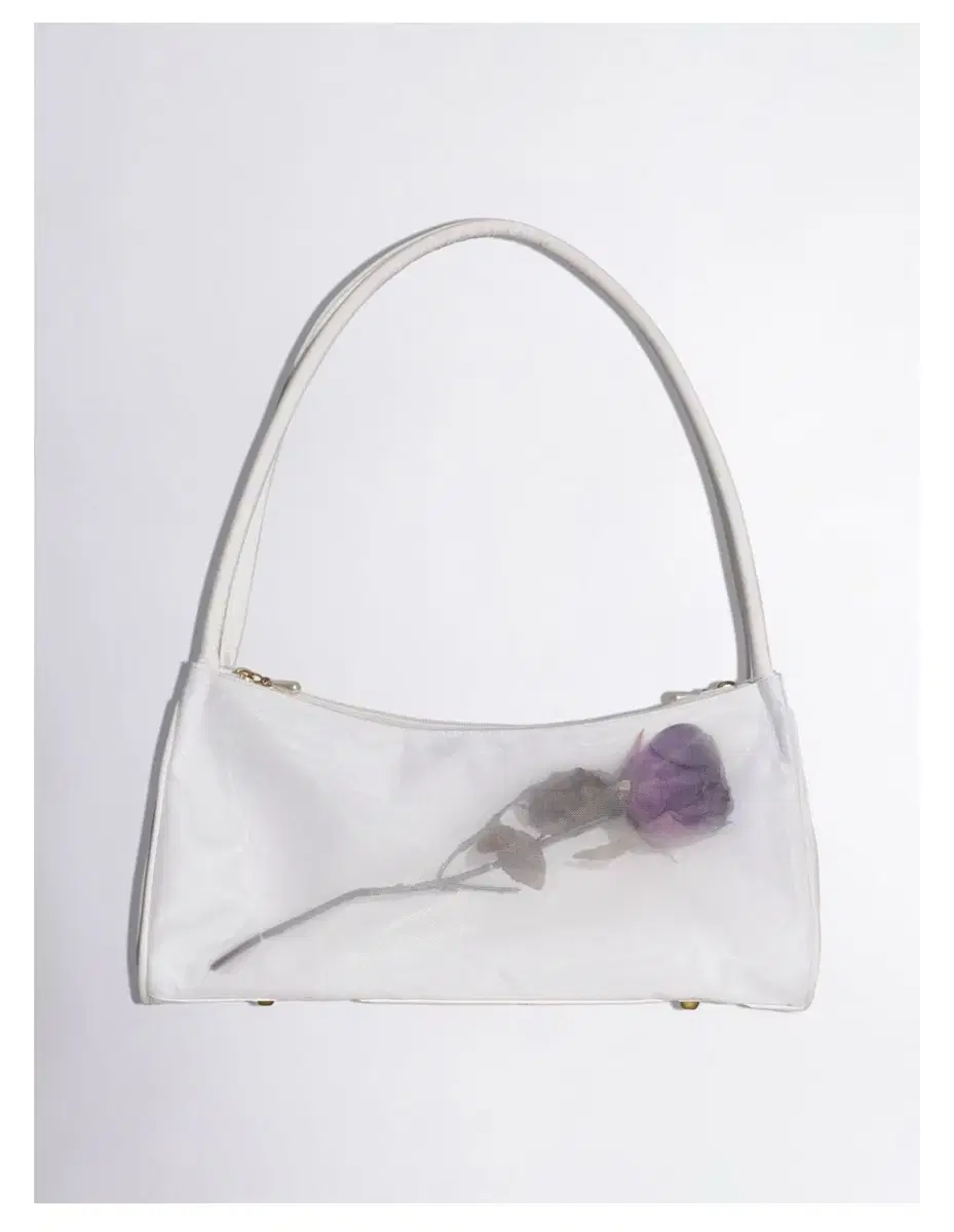 스컬프터 매쉬 숄더백 화이트 Mesh Keepsake Bag White