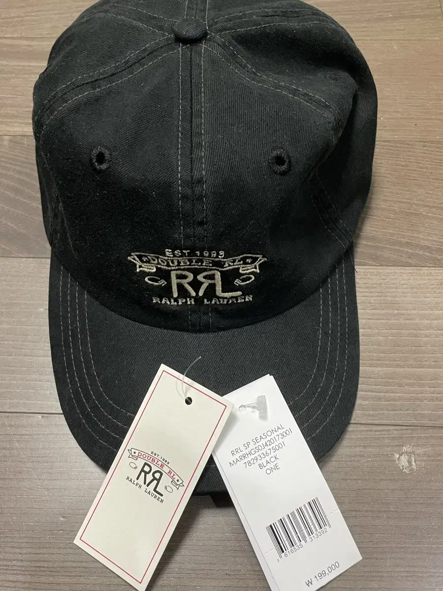 rrl 랜치 로고 볼캡 모자 블랙/ 김우빈 모자