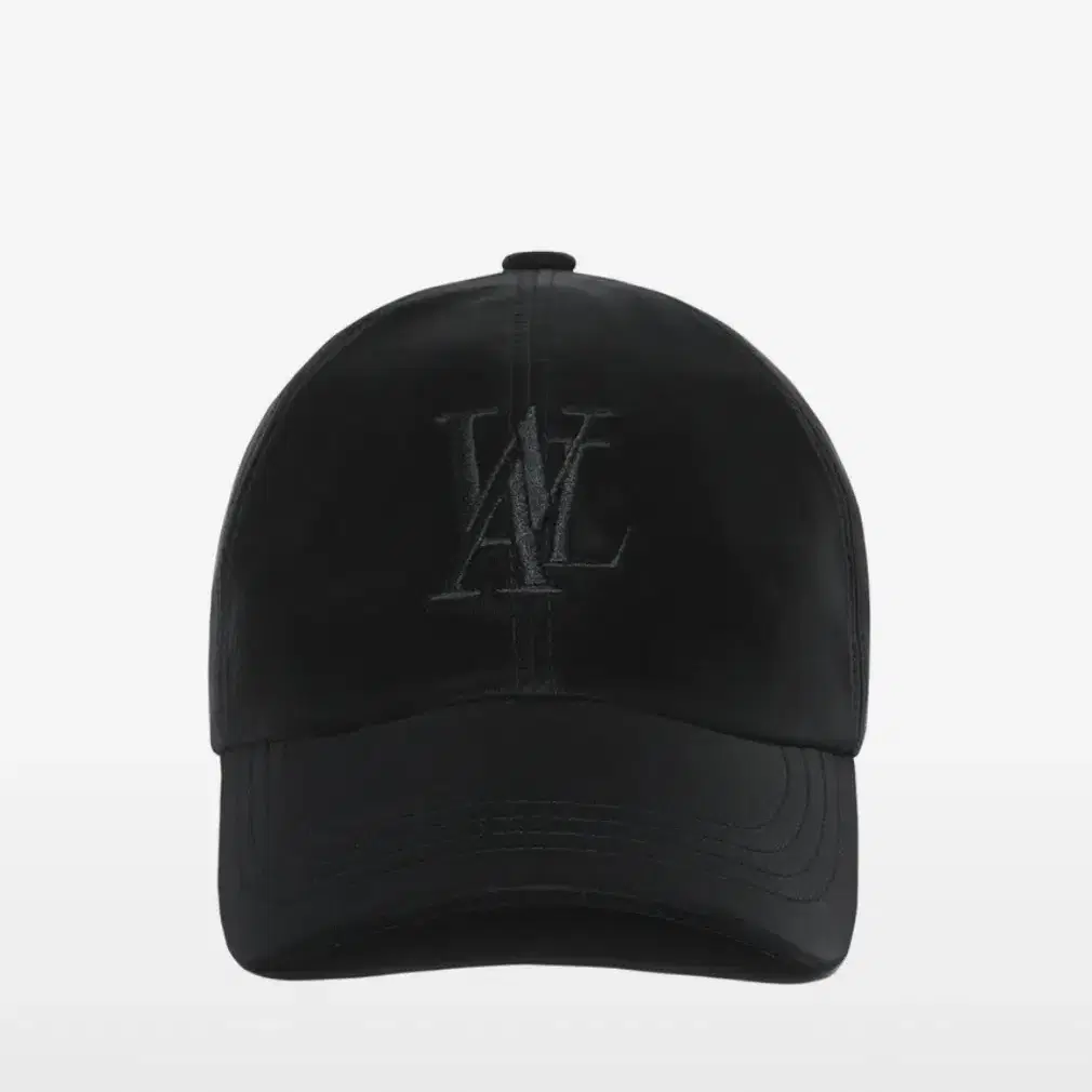 우알롱 Signature twill ball cap - BLACK