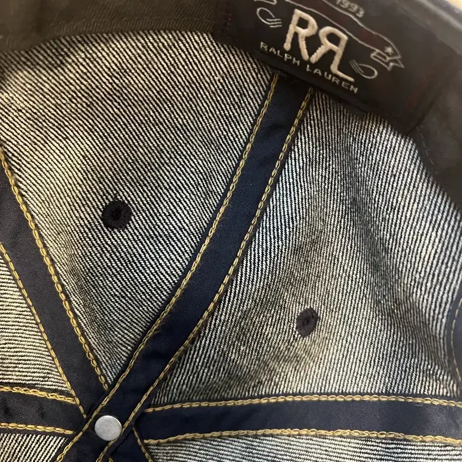 rrl 더블알엘 모자 볼캡 데님