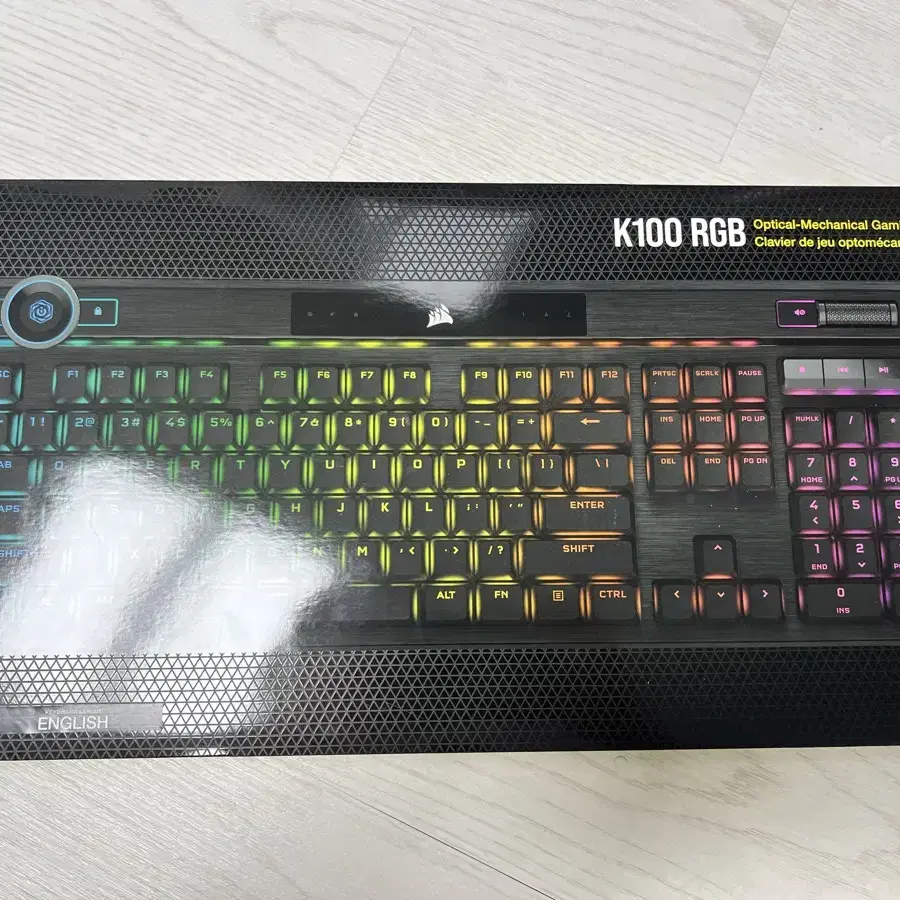 커세어 K100 RGB OPX 광축 영문판