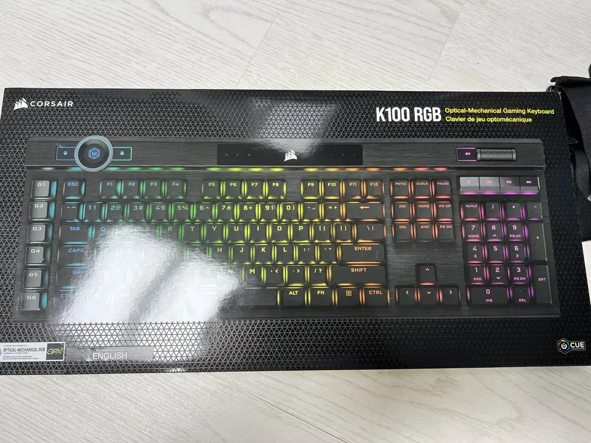 커세어 K100 RGB OPX 광축 영문판