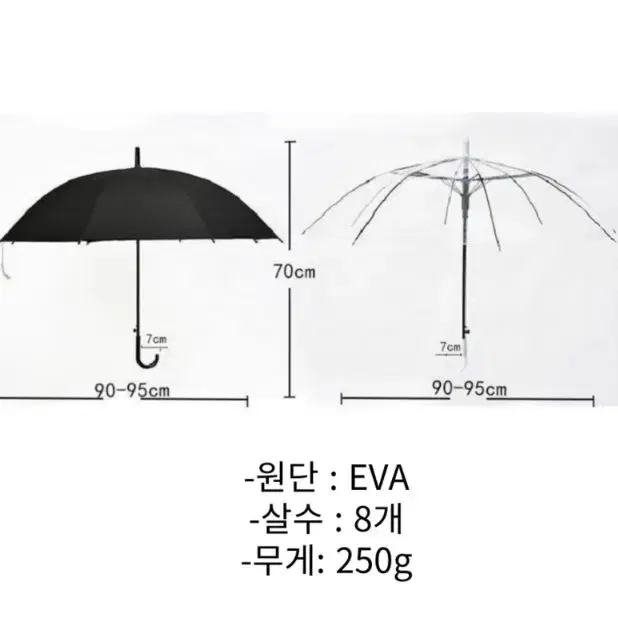 자동 투명우산 비닐우산 검정우산 파스텔 장우산 판촉물 단체선물